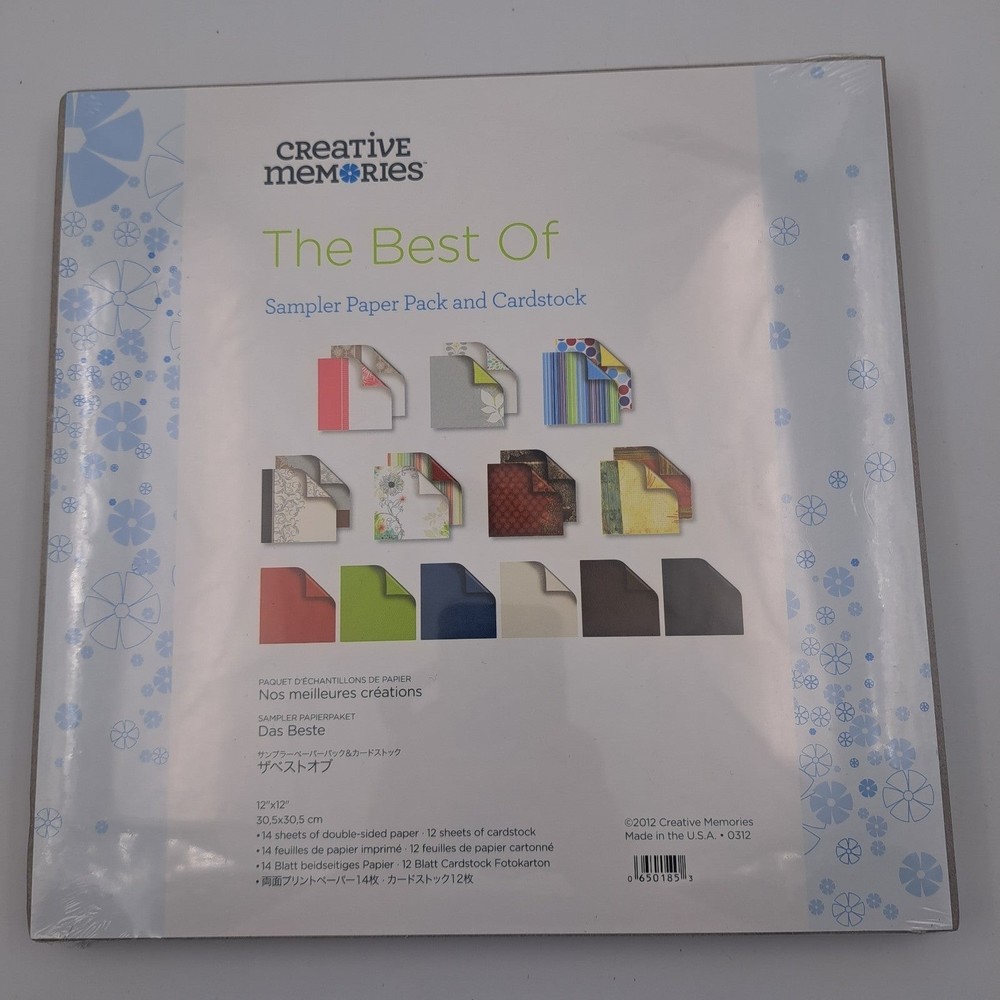 Creative Memories The Best Of Sampler Paper Pack
